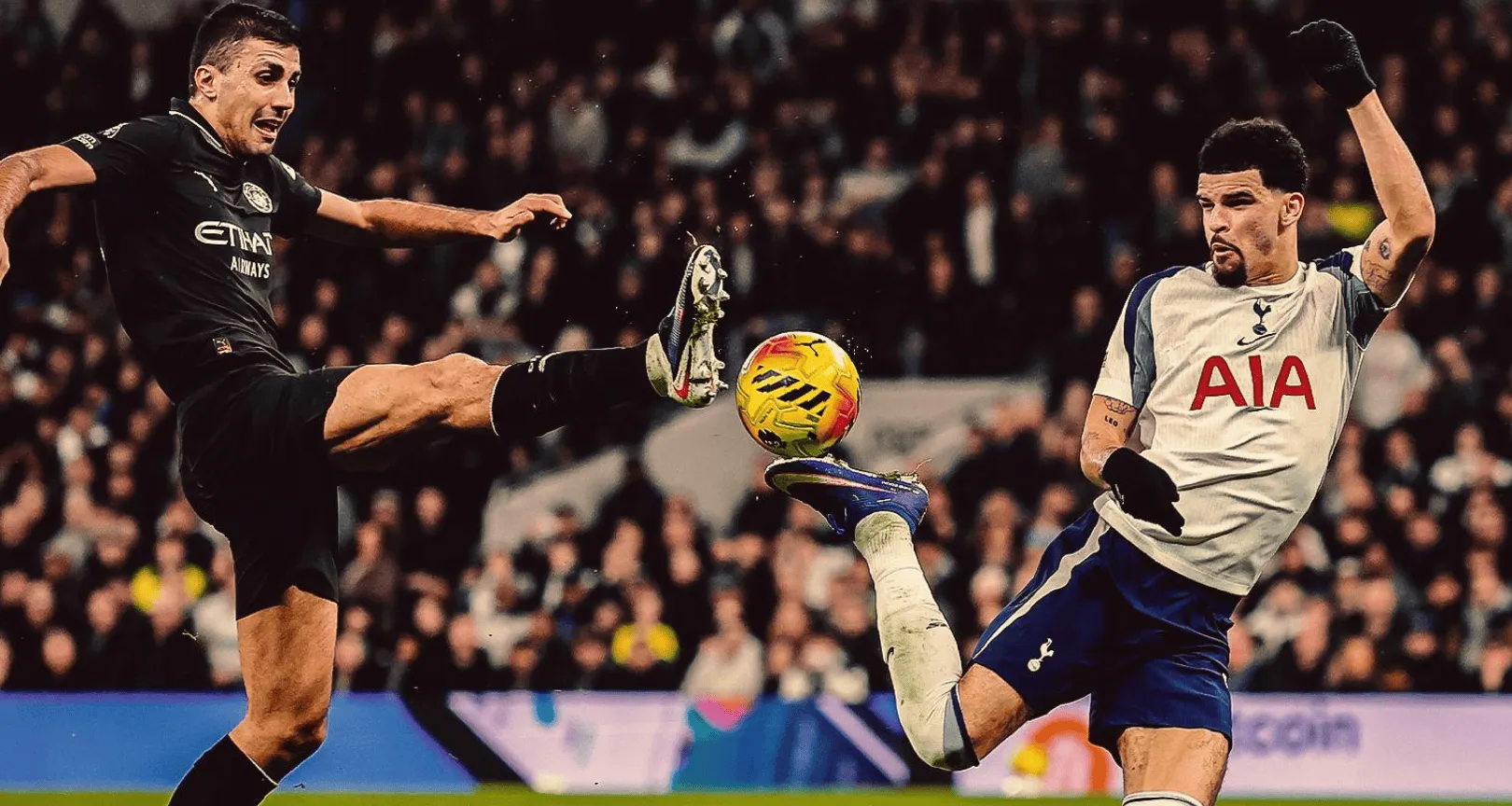 热刺vs曼城索兰克的蝎子摆尾，获评英超月度最佳创意时刻奖